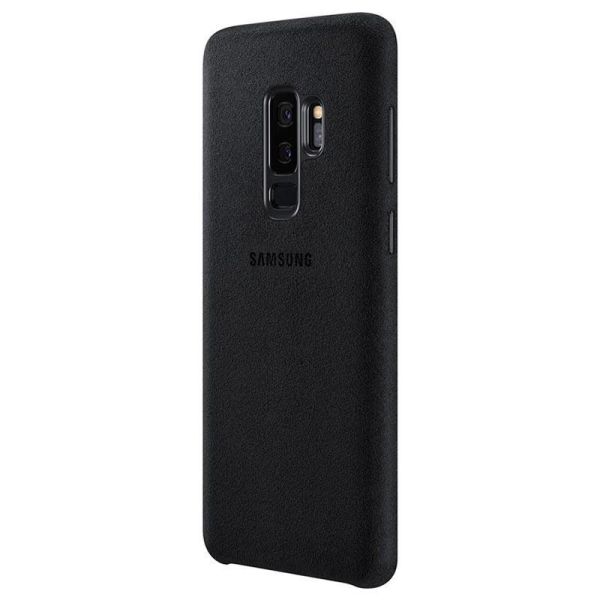 Galaxy S9 Plus ile Uyumlu Alcantara Kılıf SiyahEF-XG965ABEGWW (Out)