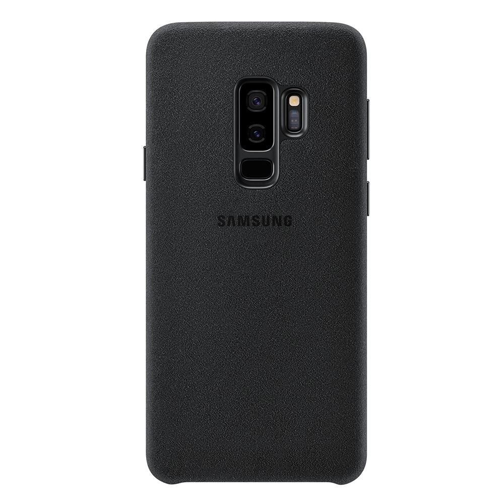 Galaxy S9 Plus ile Uyumlu Alcantara Kılıf SiyahEF-XG965ABEGWW (Out)