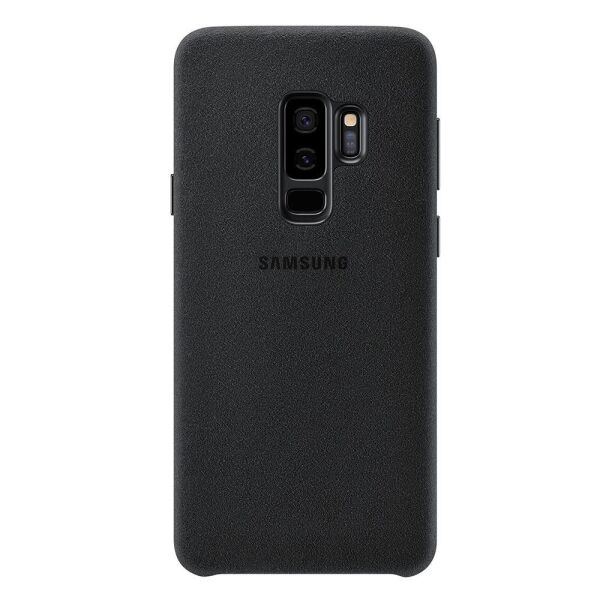 Galaxy S9 Plus ile Uyumlu Alcantara Kılıf SiyahEF-XG965ABEGWW (Out)