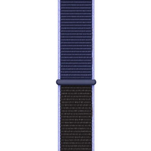 Apple Watch ile Uyumlu 42-44mm Kumaş Kayış Lacivert