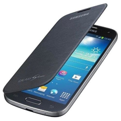 Galaxy S4 Mini i9190 ile Uyumlu Flip Cover Kılıf Lacivert EF-FI919BBEGWW