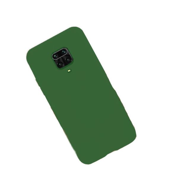 Redmi Note 9S ile Uyumlu Cappy Silikon Kılıf Haki