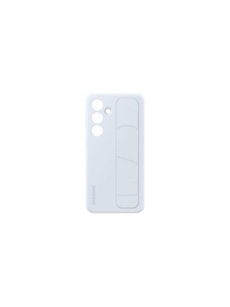 Galaxy S24 ile Uyumlu Kordonlu & Standlı Sililkon Kılıf Buz Mavisi EF-GS921CLEGWW