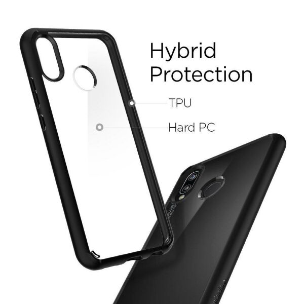 Spigen P20 Lite / Nova 3e ile Uyumlu Kılıf Ultra Hybrid Black