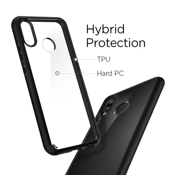 Spigen P20 Lite / Nova 3e ile Uyumlu Kılıf Ultra Hybrid Black