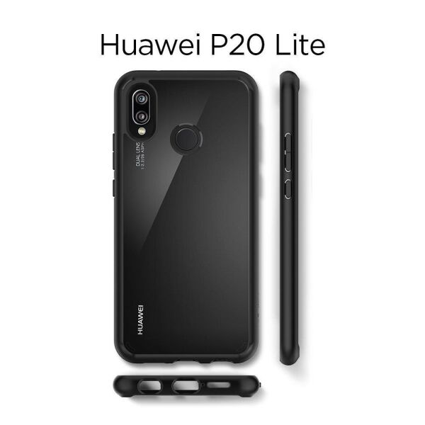 Spigen P20 Lite / Nova 3e ile Uyumlu Kılıf Ultra Hybrid Black