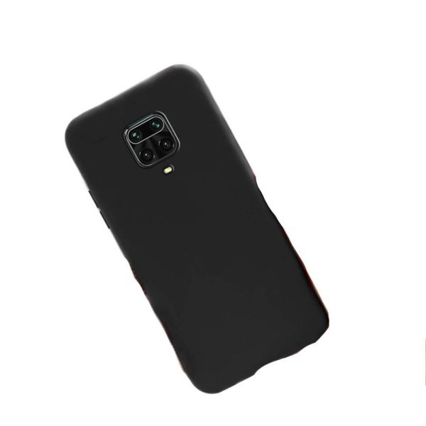 Redmi Note 9S ile Uyumlu Cappy Silikon Kılıf Siyah