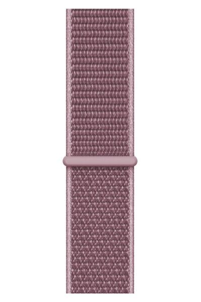 Apple Watch ile Uyumlu 42-44mm Kumaş Kayış Mürdüm