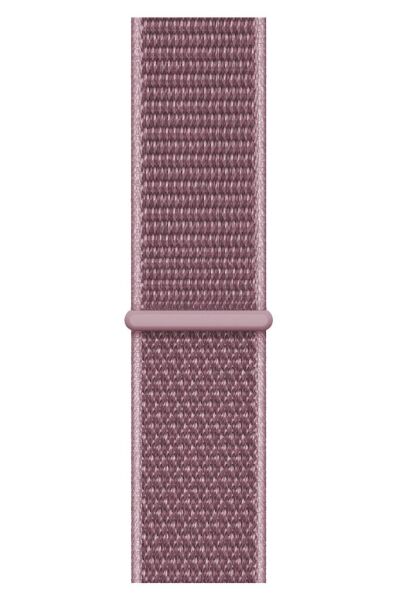 Apple Watch ile Uyumlu 42-44mm Kumaş Kayış Mürdüm