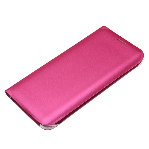 Galaxy S6 Edge ile Uyumlu Flip Wallet (Suni Deri) Pembe