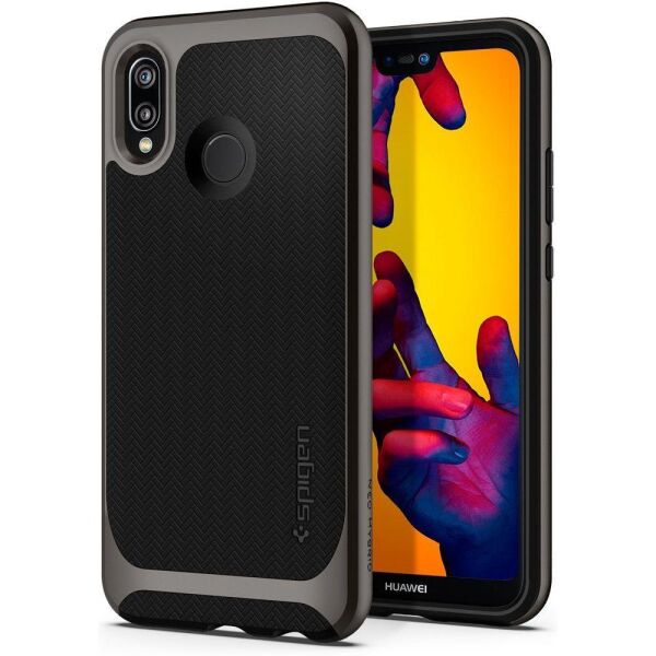 Spigen P20 Lite / Nova 3e ile Uyumlu Kılıf Neo Hybrid Gun Metal