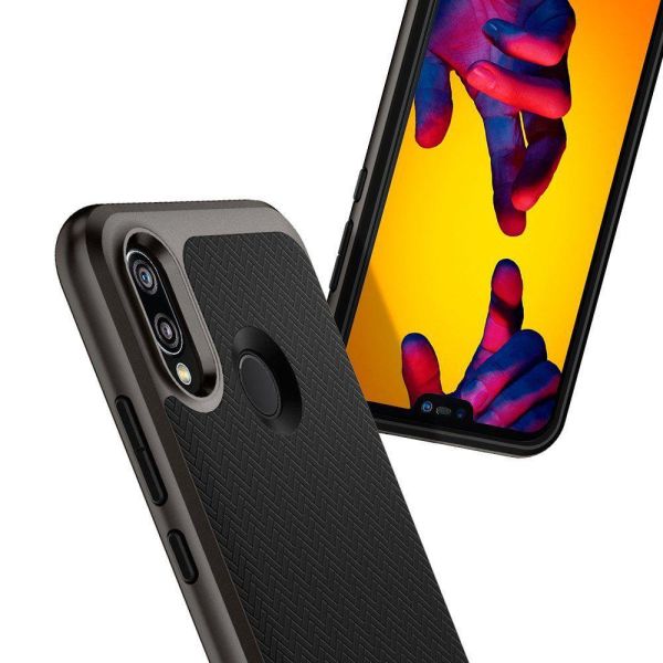 Spigen P20 Lite / Nova 3e ile Uyumlu Kılıf Neo Hybrid Gun Metal