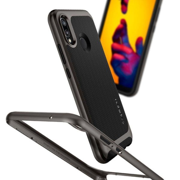 Spigen P20 Lite / Nova 3e ile Uyumlu Kılıf Neo Hybrid Gun Metal