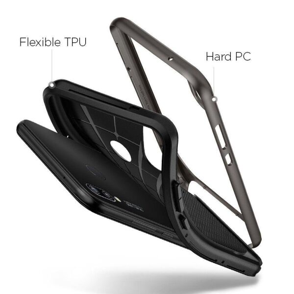 Spigen P20 Lite / Nova 3e ile Uyumlu Kılıf Neo Hybrid Gun Metal