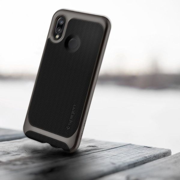 Spigen P20 Lite / Nova 3e ile Uyumlu Kılıf Neo Hybrid Gun Metal