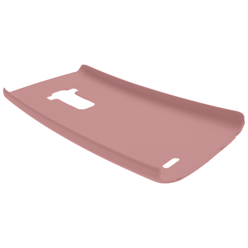 G Flex D958 ile Uyumlu Sert Kauçuk Kılıf Açık Pembe