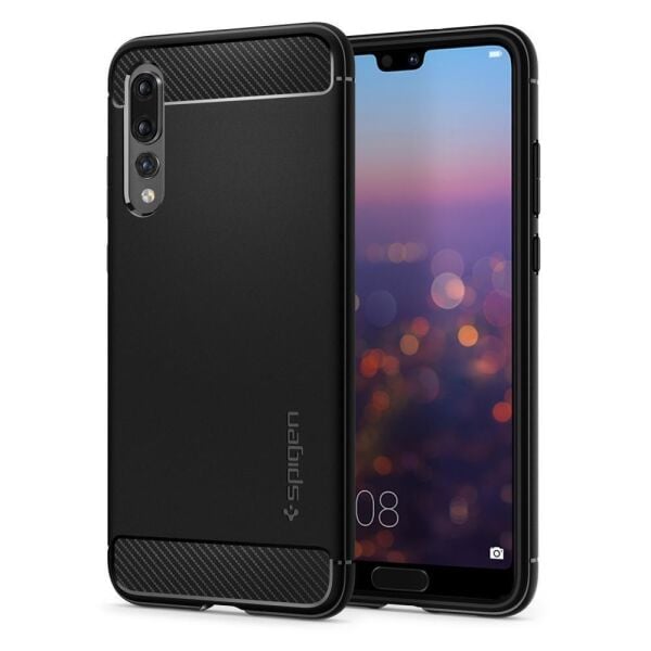 Spigen P20 Pro ile Uyumlu Kılıf Rugged Armor