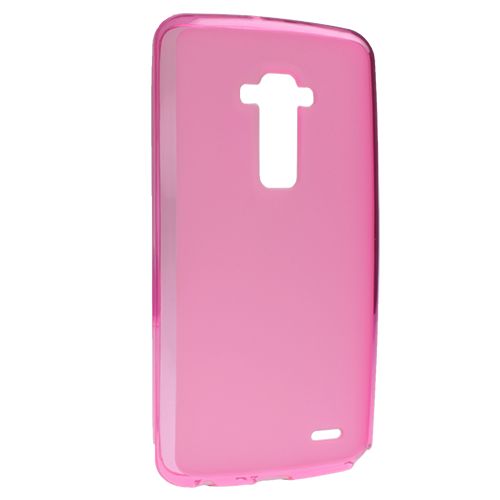 G Flex D958 ile Uyumlu  Şeffaf Silikon Kılıf Pembe