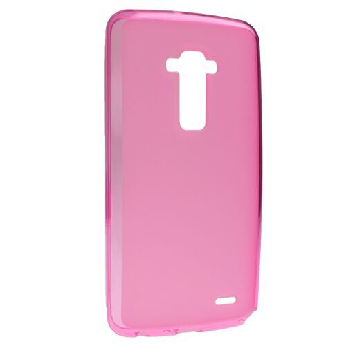 G Flex D958 ile Uyumlu  Şeffaf Silikon Kılıf Pembe