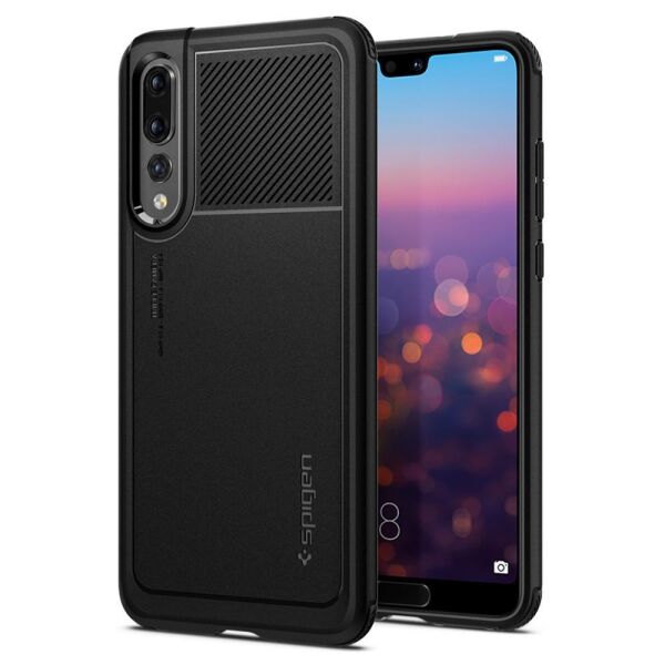 Spigen P20 Pro ile Uyumlu Kılıf Marked Armor