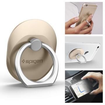 Spigen Telefon Halkası Style Ring Selfie Yüzük Champagne Gold