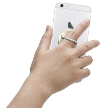 Spigen Telefon Halkası Style Ring Selfie Yüzük Champagne Gold