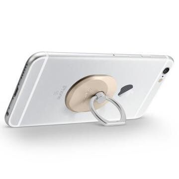 Spigen Telefon Halkası Style Ring Selfie Yüzük Champagne Gold