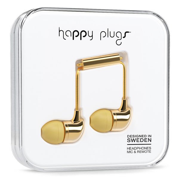 Happy Plugs Kulaklık 7728 Gold Parlak
