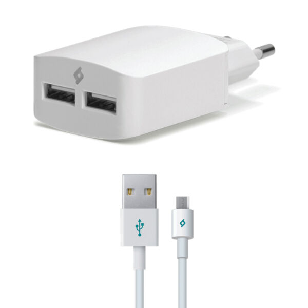 Ttec SpeedCharge Duo Micro Usb Ev Şarj Cihazı Çift Çıkış 2SCS02UM