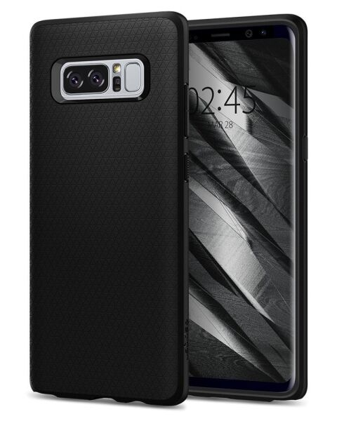Spigen Galaxy Note 8 ile Uyumlu Kılıf Liquid Air Armor Black