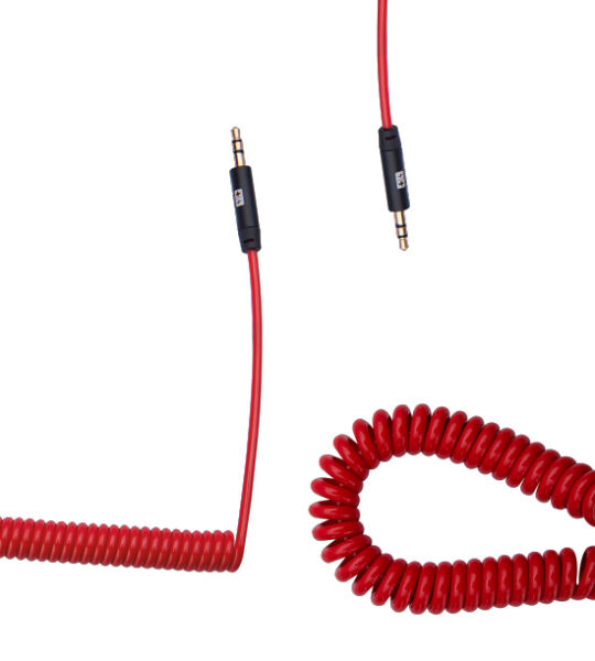 Swiss Charger Spiral Aux Kablosu SCC-10009 1.5m