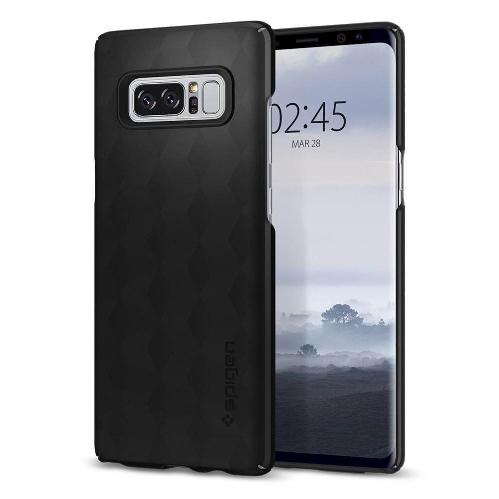 Spigen Galaxy Note 8 ile Uyumlu Kılıf Thin Fit Matte Black