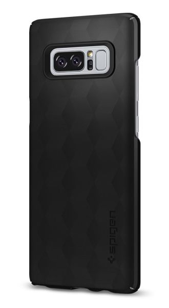 Spigen Galaxy Note 8 ile Uyumlu Kılıf Thin Fit Matte Black