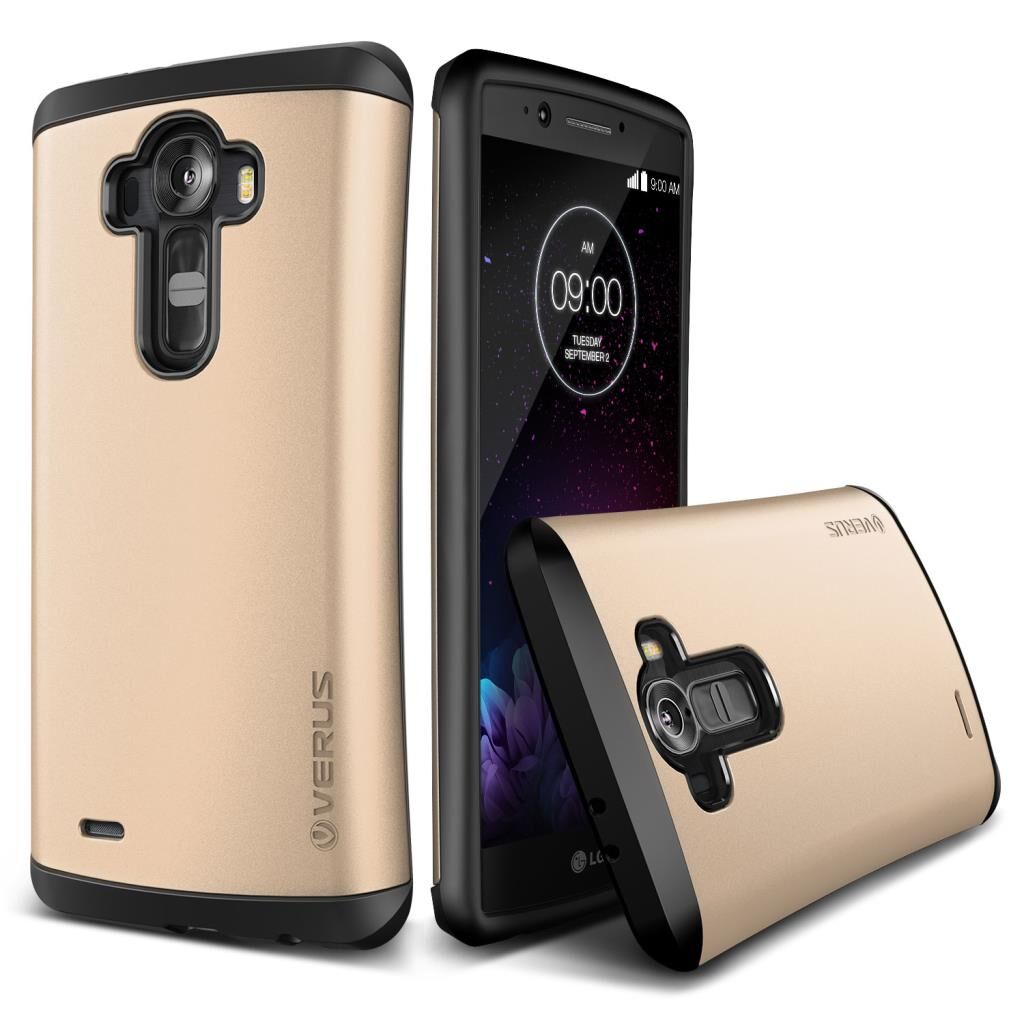 Verus G4 ile Uyumlu Case Thor Series Kılıf HARD DROP Shine Gold
