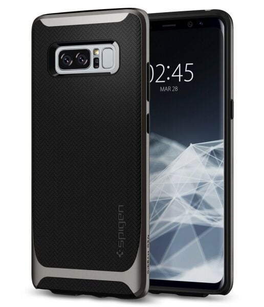 Spigen Galaxy Note 8 ile Uyumlu Kılıf Neo Hybrid Gun Metal