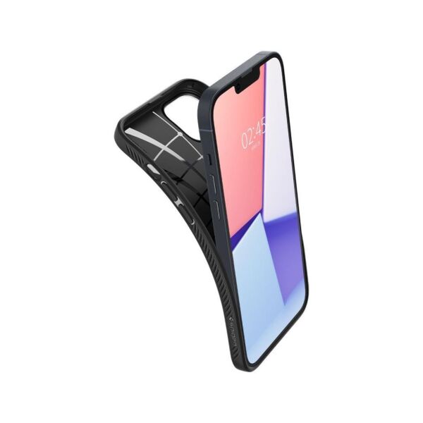 Spigen iPhone 14 Plus ile Uyumlu Kılıf Liquid Air Matte Black