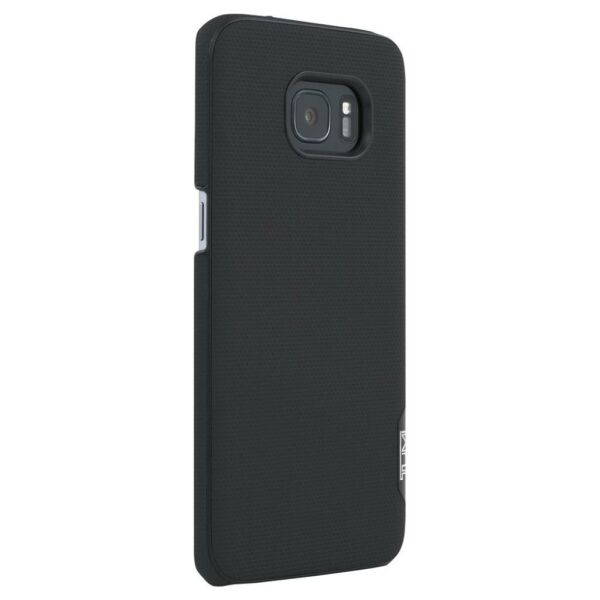 Galaxy S7 Edge ile Uyumlu Sert Kılıf Siyah (Out)