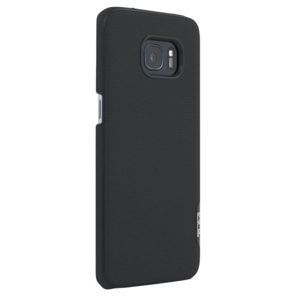 Galaxy S7 Edge ile Uyumlu Sert Kılıf Siyah (Out)