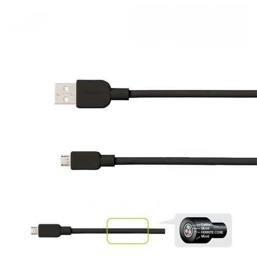 CP-AB100 100CM Micro Usb 2.4A Hızlı Şarj Ve Data Kablosu Siyah