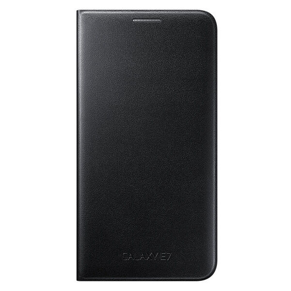 Galaxy E7 ile Uyumlu Flip Wallet Kılıf Siyah EF-WE700BBEGWW (Outlet)