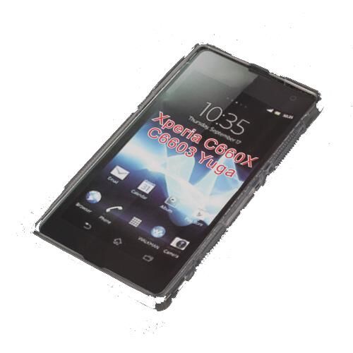 Xperia Z ile Uyumlu S Desenli Silikon Kılıf Beyaz