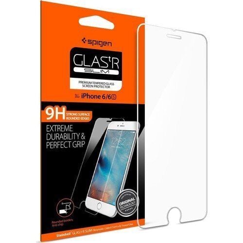 Spigen iPhone 6s/6 ile Uyumlu Cam Ekran Koruyucu GLAS.tR SLIM