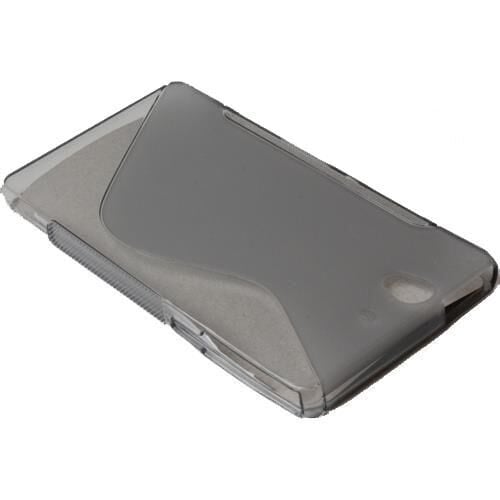 Xperia Z ile Uyumlu S Desenli Silikon Kılıf Gri