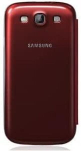 Galaxy S3 i9300 ile Uyumlu Flip Cover Kılıf EFC-1G6FRECSTD Kırmızı