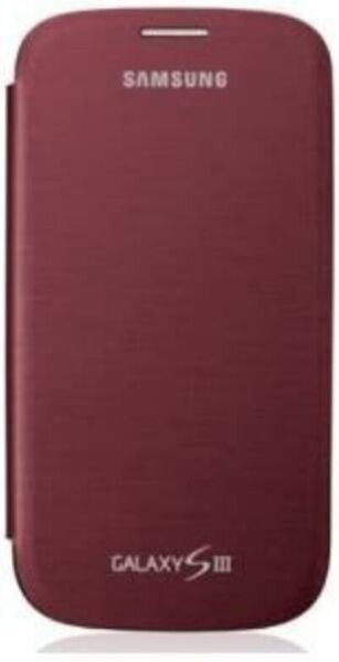 Galaxy S3 i9300 ile Uyumlu Flip Cover Kılıf EFC-1G6FRECSTD Kırmızı