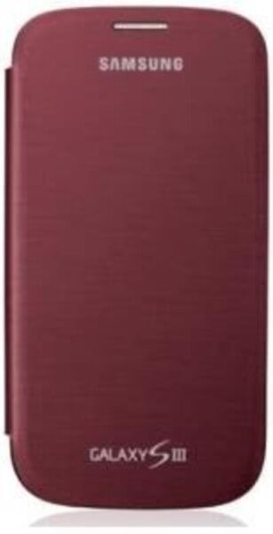 Galaxy S3 i9300 ile Uyumlu Flip Cover Kılıf EFC-1G6FRECSTD Kırmızı
