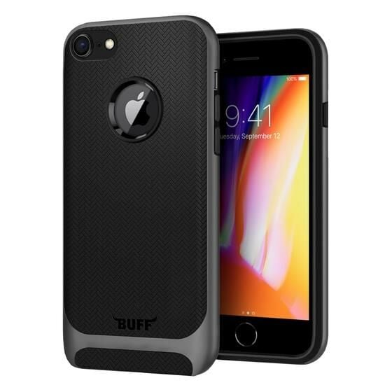 Buff iPhone 8 ile Uyumlu New Armor Kılıf Space Gray