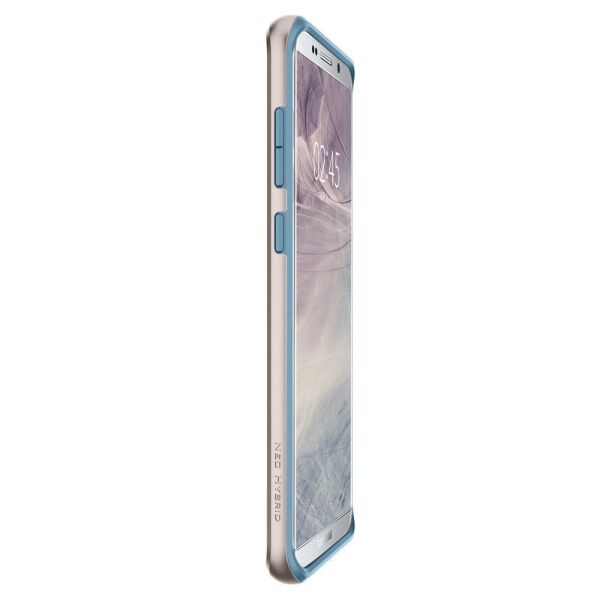 Spigen Galaxy S8 ile Uyumlu Kılıf Neo Hybrid Niagara Blue