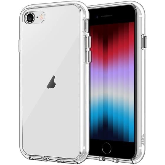 Buff iPhone SE 2022 ile Uyumlu Air Hybrid Kılıf Crystal Clear