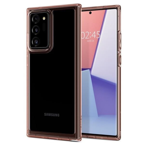 Spigen Galaxy Note 20 Ultra ile Uyumlu Kılıf Ultra Hybrid Crystal Bronze